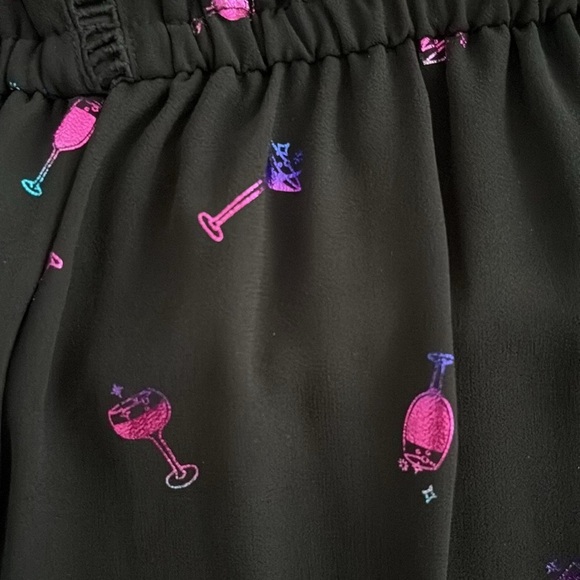 NWOT Torrid Elegant Black V-Neck Dress w/Cap Sleeves w/Embellishments.Size 00=10 - Picture 8 of 15